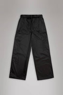 Rains Cargo Rain Pants Wide W3 (Black Grain)