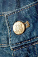 Cheap Monday Poser Mid Waist Wide Leg (Blue Medium Dusty)