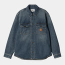 Carhartt WIP Lincoln Shirt Jacket (Blue Worn Used Wash)