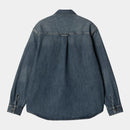 Carhartt WIP Lincoln Shirt Jacket (Blue Worn Used Wash)
