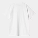 Carhartt WIP S/S Script Embroidery T-Shirt Cotton Single Jersey, 190 g/m² (White/Black)