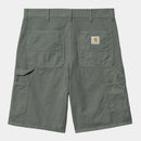 Carhartt WIP Single Knee Short 100% Cotton 'Newcomb' Drill, 8.5 oz (Park Garment Dyed)
