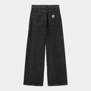 Carhartt WIP W' Jane Pant Organic Cotton Fairfield Denim, 11 oz (Black Heavy Stone Wash)