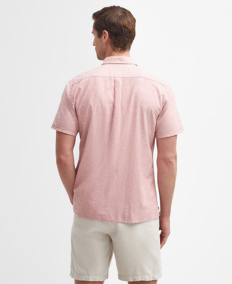 Barbour Nelson S/S Summer Fit Shirt SS25 (Pink Clay)
