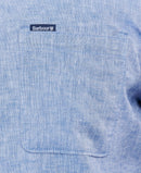 Barbour Nelson Tailored Shirt SS25 (Blue)