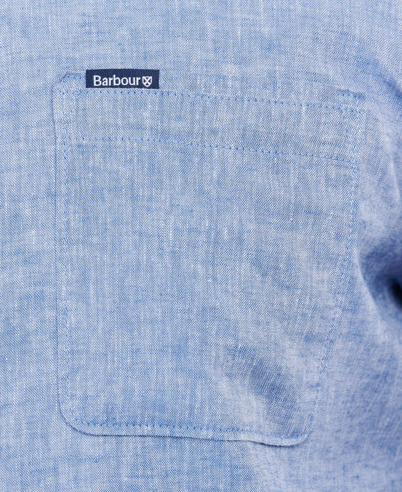 Barbour Nelson Tailored Shirt SS25 (Blue)