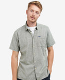 Barbour Nelson S/S Summer Fit Shirt SS25 (Bleached Olive)