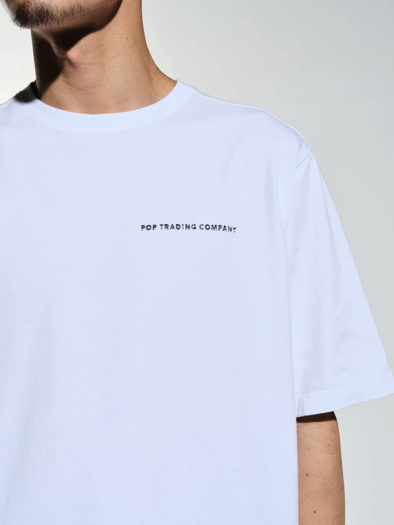 Pop Trading Company Inside Logo T-shirt (White)