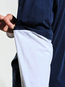 Pop Trading Company Logo Sleeve T-shirt (Navy)