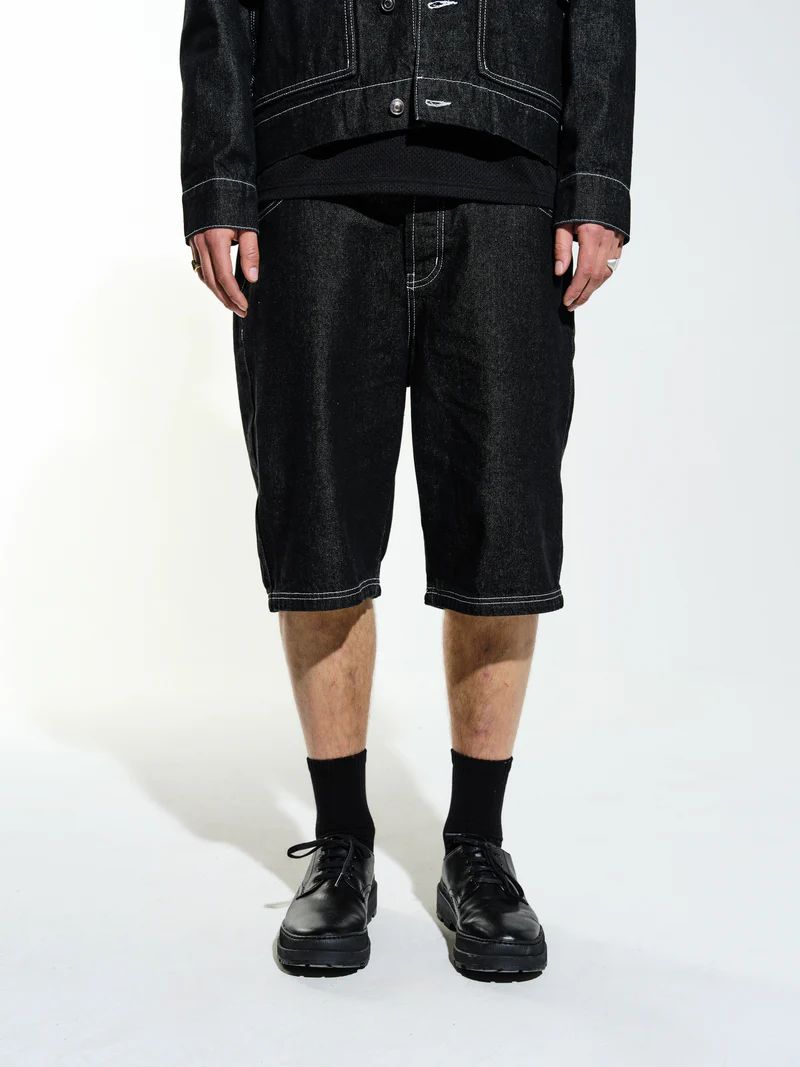 Pop Trading Company Longer Drs Short (Black)
