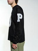 Pop Trading Company Mesh Football Longsleeve (Black)