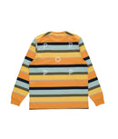 Pop Trading Company Striped Logo Longsleeve T-shirt (Multicolour)
