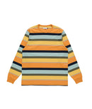Pop Trading Company Striped Logo Longsleeve T-shirt (Multicolour)