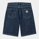 Carhartt WIP Landon Short 100% Cotton 'Robertson' Denim, 12 oz (Blue stone washed)