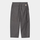 Carhartt WIP Blake Pant Polyester/Cotton Chambray, 2.06 oz (Black rinsed)