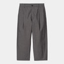 Carhartt WIP Blake Pant Polyester/Cotton Chambray, 2.06 oz (Black rinsed)