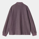 Carhartt WIP L/S Morrison Rugby Shirt Cotton Jersey, 325 g/m² (Huckleberry Pigment Garment Dyed)