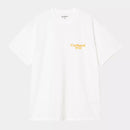 Carhartt WIP S/S Hartt Chain T-Shirt Organic Cotton Single Jersey, 175 g/m² (White)