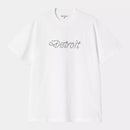 Carhartt WIP S/S Peace And Work T-Shirt Organic Cotton Single Jersey, 210 g/m² (White / Black)