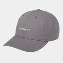 Carhartt WIP Canvas Script Cap Cotton Canvas, 7.7 oz (Yosemite/Air Green)