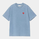 Carhartt WIP W' S/S Ingo T-Shirt Organic Cotton  (Light Blue Garment Dyed)