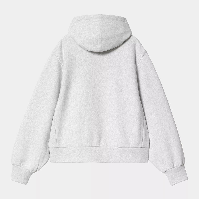 Carhartt WIP W' Hooded American Script (Ash Heather)