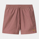 Carhartt WIP Chase Swim Trunks (Dusky Pink/Gold)
