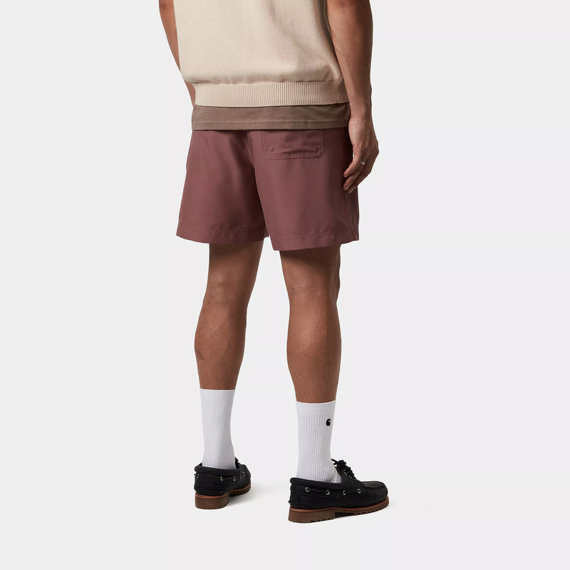 Carhartt WIP Chase Swim Trunks (Dusky Pink/Gold)