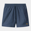 Carhartt WIP Chase Swim Trunks (Dusky Blue/Gold)
