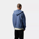 Carhartt WIP Hooded American Script Jacket Cotton/Polyester Sweat, 420 g/m² (Blue Iris)