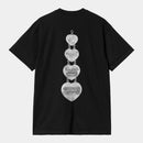 Carhartt WIP S/S Hartt Chain T-Shirt Organic Cotton Single Jersey, 175 g/m² (Black)