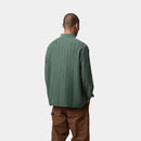 Carhartt WIP L/S Morrison Rugby Shirt Cotton Jersey, 325 g/m² (Conifer Pigment Garment Dyed)