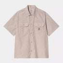 Carhartt WIP S/S Craft Shirt Polyester/Cotton Poplin, 3.8 oz (Dusky Beige)