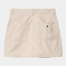 Carhartt WIP W' Maeve Double Knee Skirt 100% Cotton 'Hubbard' Canvas, 9 oz (Fleur De Sel stone washed)