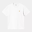 Carhartt WIP  W' Chase T-Shirt (White/Gold)