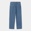 Carhartt WIP Lucas Pant Cotton, Denim 9.9 oz (Blue stone washed)