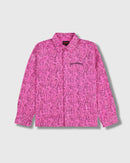 Pleasures Anaconda Overshirt (Fuchsia)