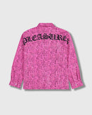 Pleasures Anaconda Overshirt (Fuchsia)