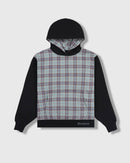 Pleasures Pleasures Career Contrast Plaid Hoodie (Black)