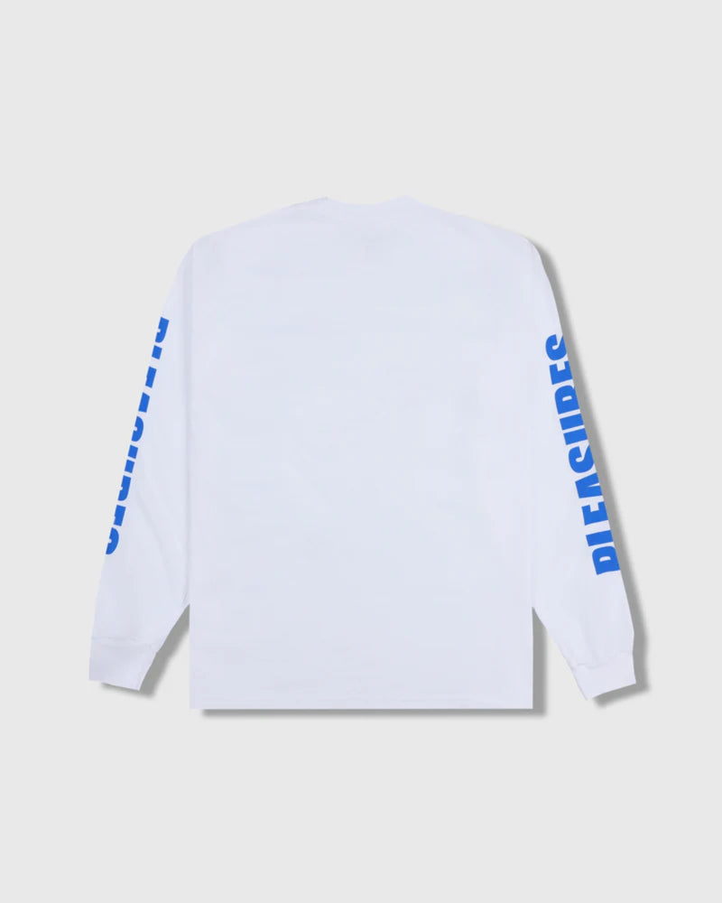 Pleasures Impact Staff Long Sleeve (White)