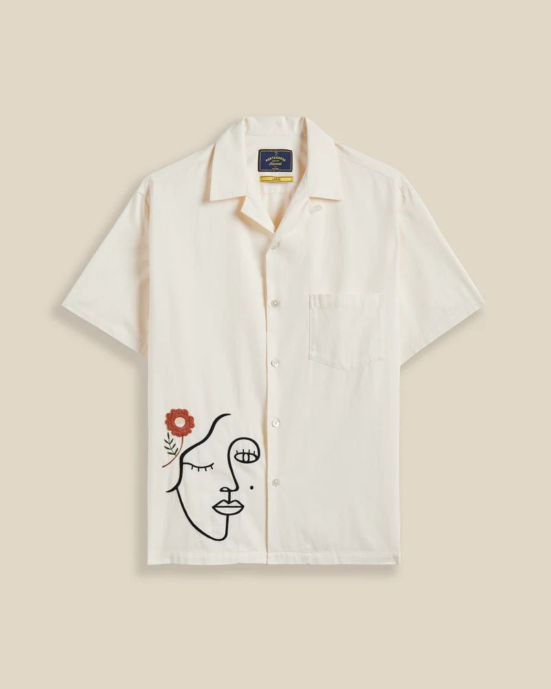 Portuguese Flannel Embroidery Face
