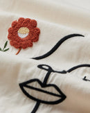 Portuguese Flannel Embroidery Face