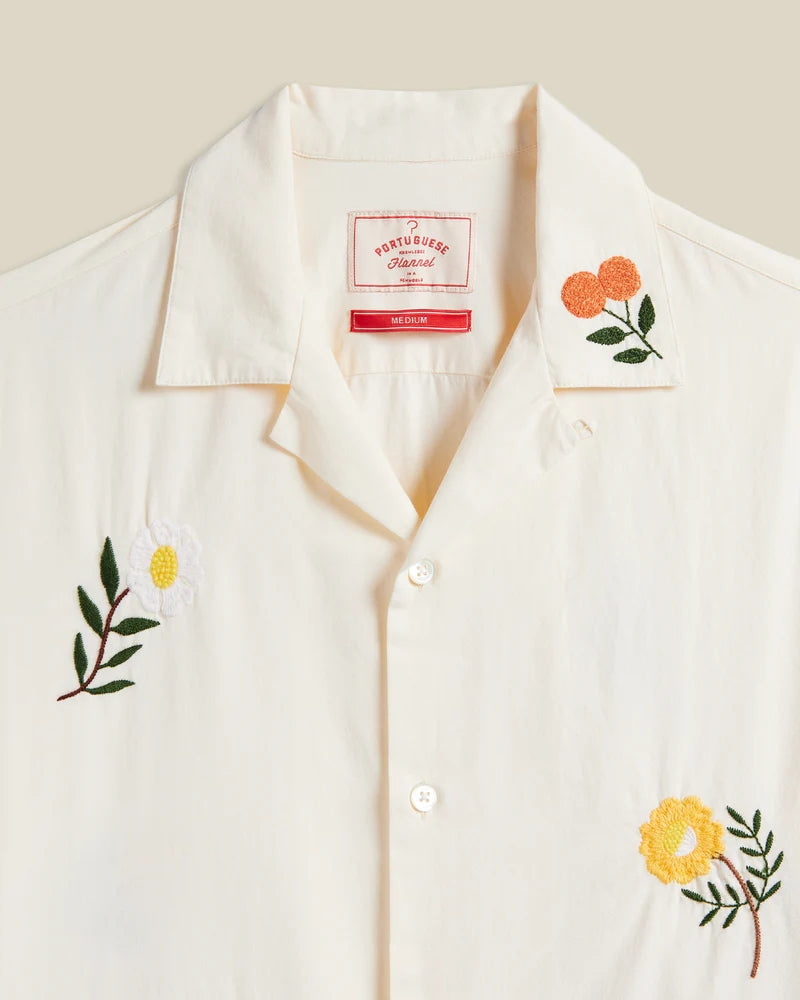 Portuguese Flannel Embroidery Flowers