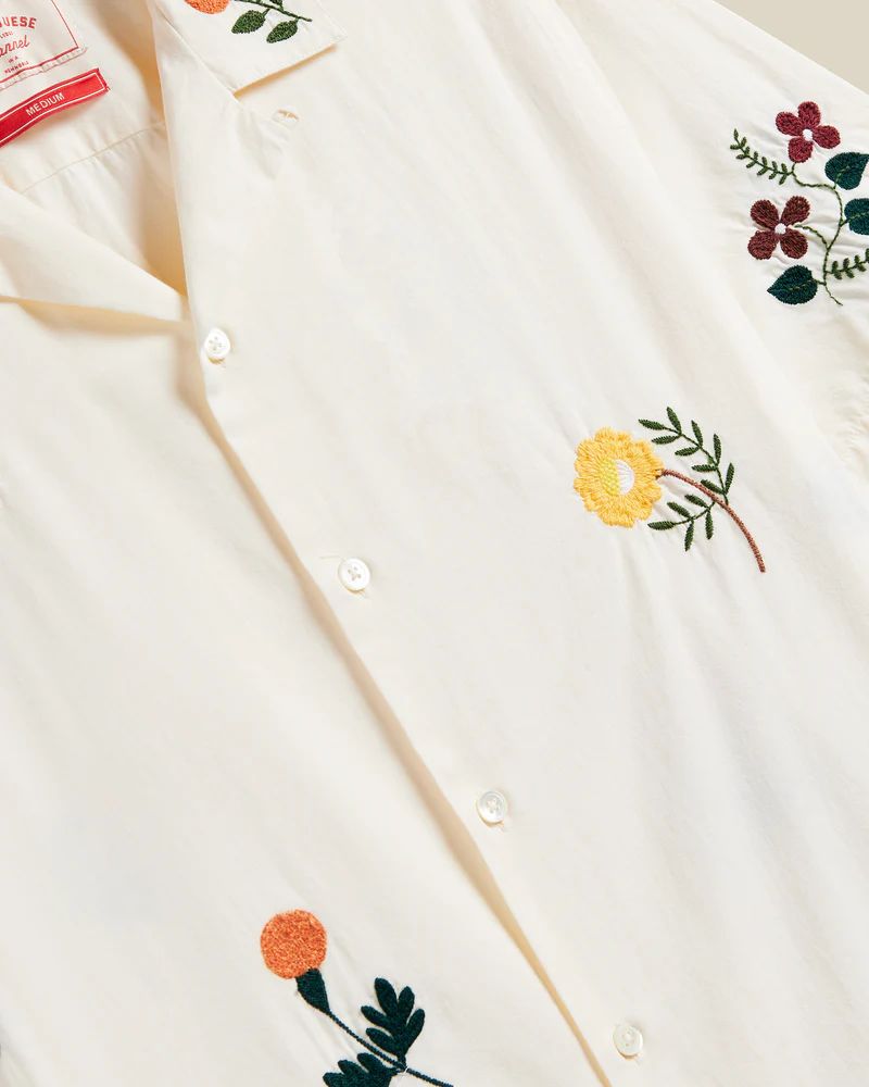 Portuguese Flannel Embroidery Flowers