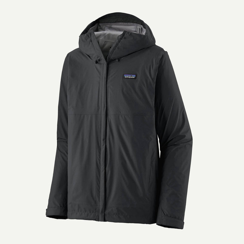 Patagonia M's Torrentshell 3L Rain Jacket (Black)