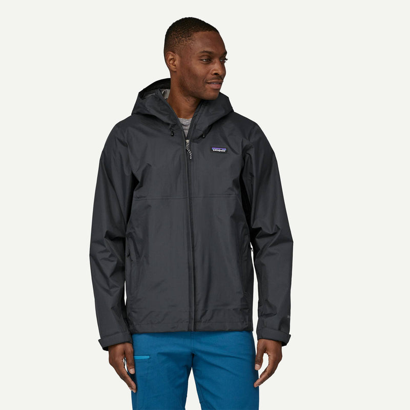 Patagonia M's Torrentshell 3L Rain Jacket (Black)