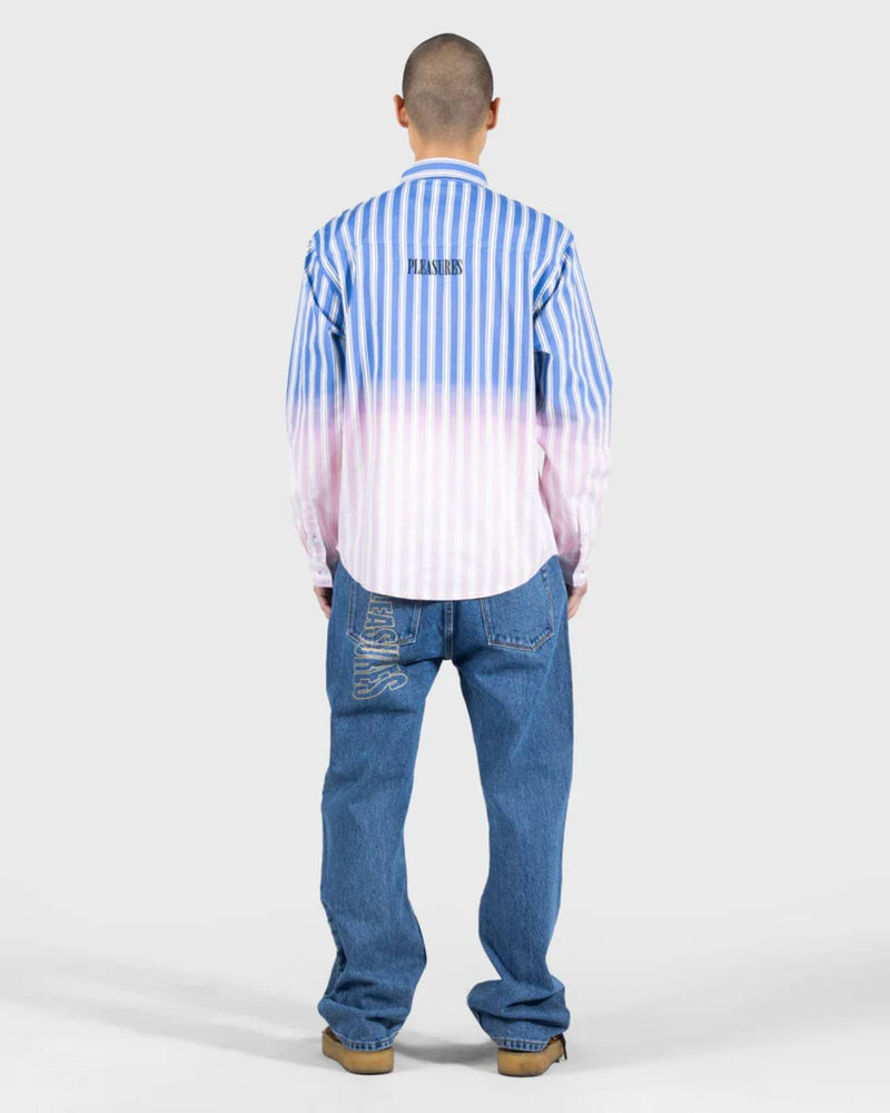 Pleasures Fade Button Down (Blue)