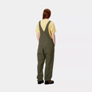 Carhartt WIP W' Harlington Bib Cotton Lane Poplin, 6 oz (Turtle rinsed)