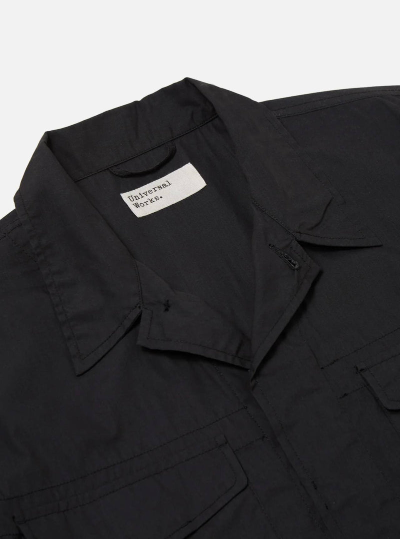 Universal Works Parachute Field Jacket Recycled Polytech (Black)