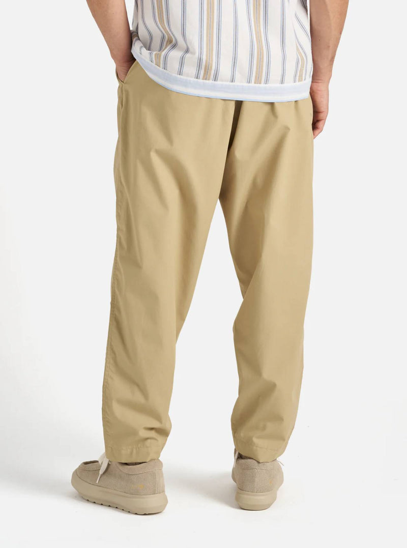 Universal Works Pleated Track Pant Recycled Polytech (Sand)